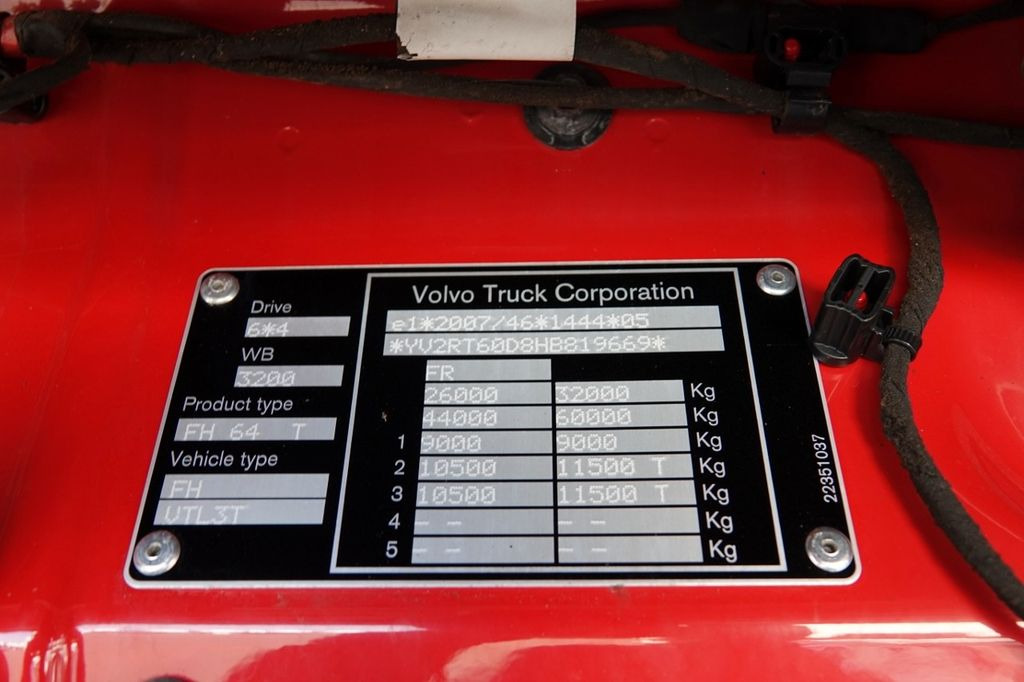Leasing para Volvo FH 540 / 6X4 / HYDRAULIKA / I -PARK COOL/ 3 OSIO  Volvo FH 540 / 6X4 / HYDRAULIKA / I -PARK COOL/ 3 OSIO: foto 18