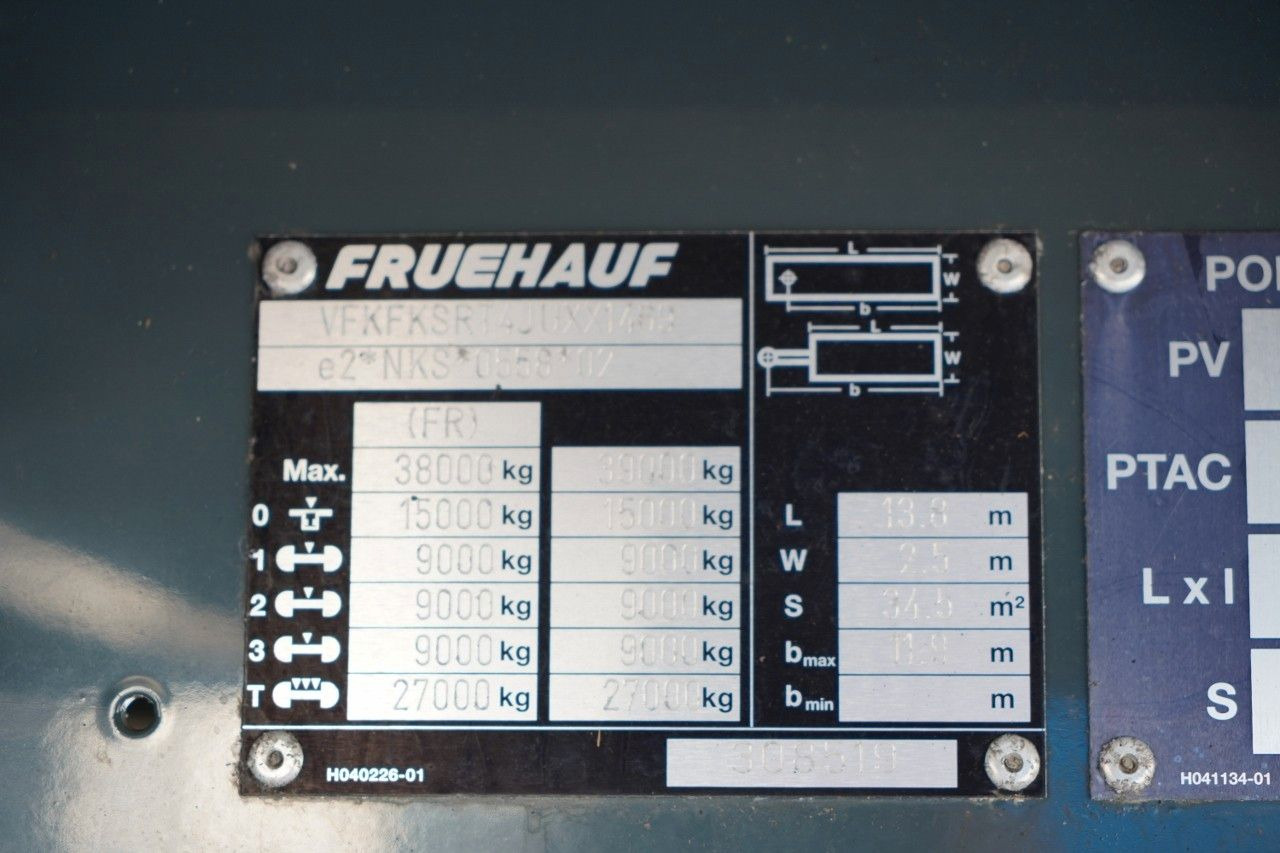 Semirremolque frigorífico Frühauf KONTENER / KOFFER / ROLETA / PODŁOGA BARDZO MOCN: foto 19