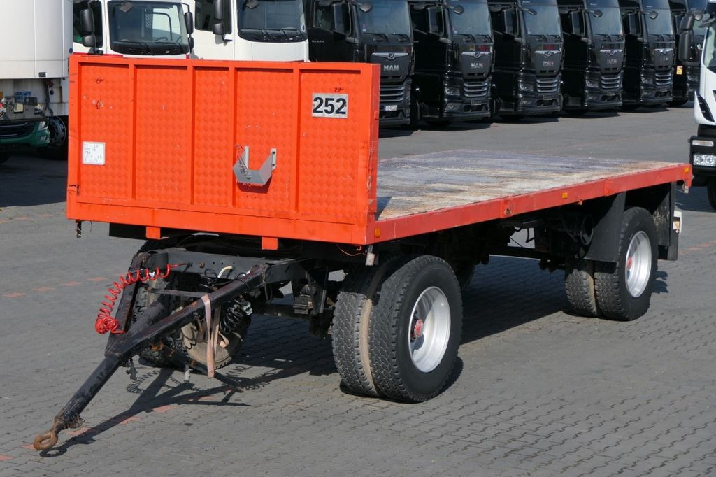 Hüffermann CODER / PRZYCZEPA DO BUDOWLANKI / Długość : 6 M - Remolque plataforma/ Caja abierta: foto 1 Hüffermann CODER / PRZYCZEPA DO BUDOWLANKI / Długość : 6 M - Remolque plataforma/ Caja abierta: foto 1
