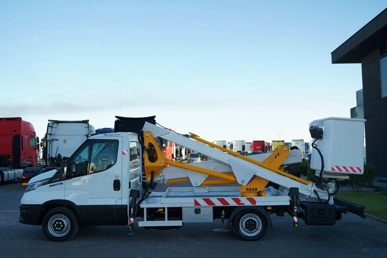 Camión con plataforma elevadora Iveco DAILY 35-140 / ZWYŻKA / PODNOŚNIK KOSZOWY MULTIT: foto 14