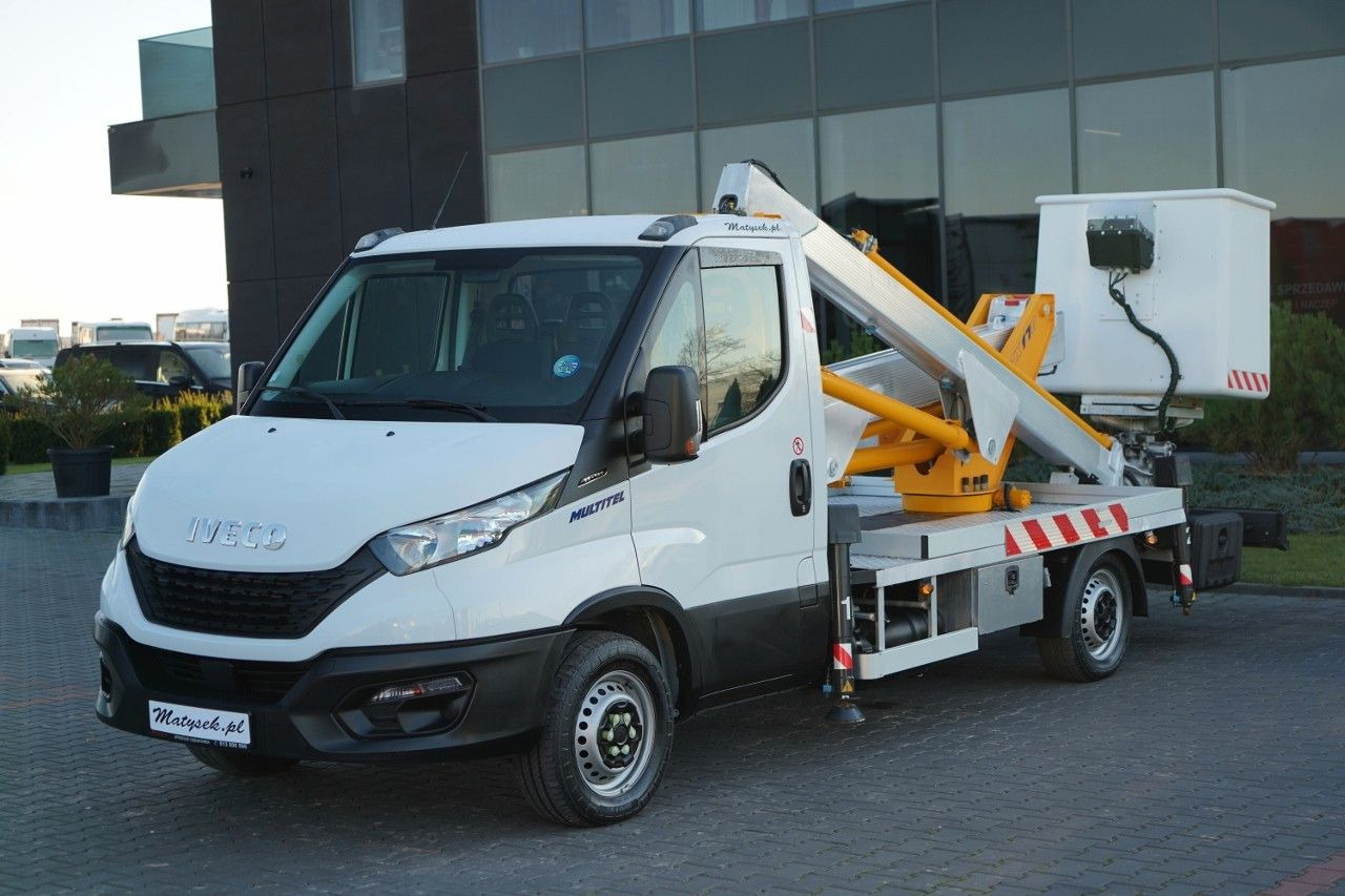 Camión con plataforma elevadora Iveco DAILY 35-140 / ZWYŻKA / PODNOŚNIK KOSZOWY MULTIT: foto 13