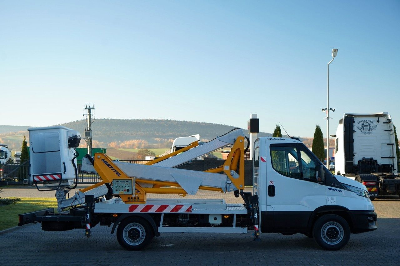Camión con plataforma elevadora Iveco DAILY 35-140 / ZWYŻKA / PODNOŚNIK KOSZOWY MULTIT: foto 17