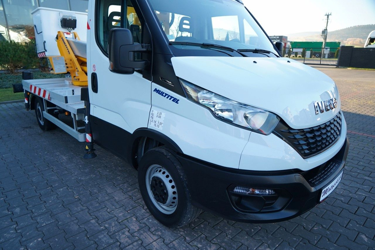 Camión con plataforma elevadora Iveco DAILY 35-140 / ZWYŻKA / PODNOŚNIK KOSZOWY MULTIT: foto 18