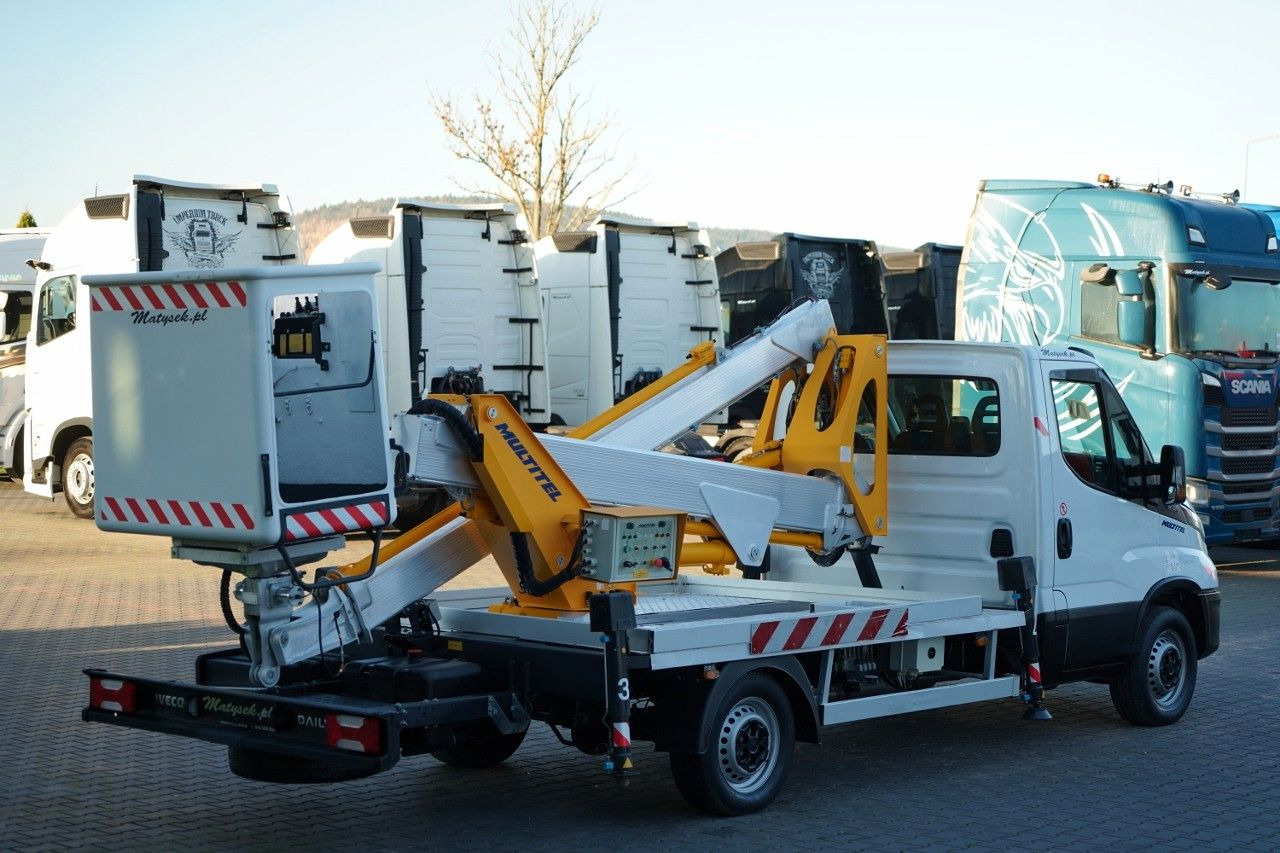 Camión con plataforma elevadora Iveco DAILY 35-140 / ZWYŻKA / PODNOŚNIK KOSZOWY MULTIT: foto 16