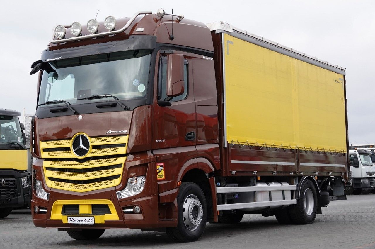 Mercedes-Benz ACTROS 1845 / 4X2 / SOLÓWKA / BURTO-FIRANKA 6,5M - Camión lona: foto 1 Mercedes-Benz ACTROS 1845 / 4X2 / SOLÓWKA / BURTO-FIRANKA 6,5M - Camión lona: foto 1