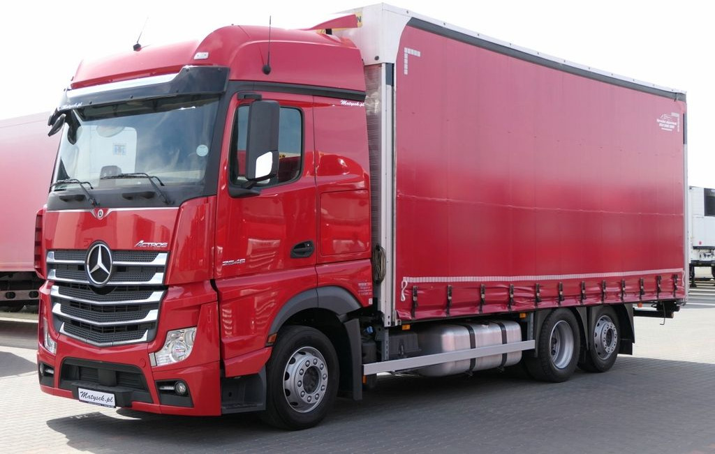 Mercedes-Benz ACTROS 25. 480 / FIRANKA / PODNOSZONY DACH / 3 o - Camión lona: foto 1 Mercedes-Benz ACTROS 25. 480 / FIRANKA / PODNOSZONY DACH / 3 o - Camión lona: foto 1