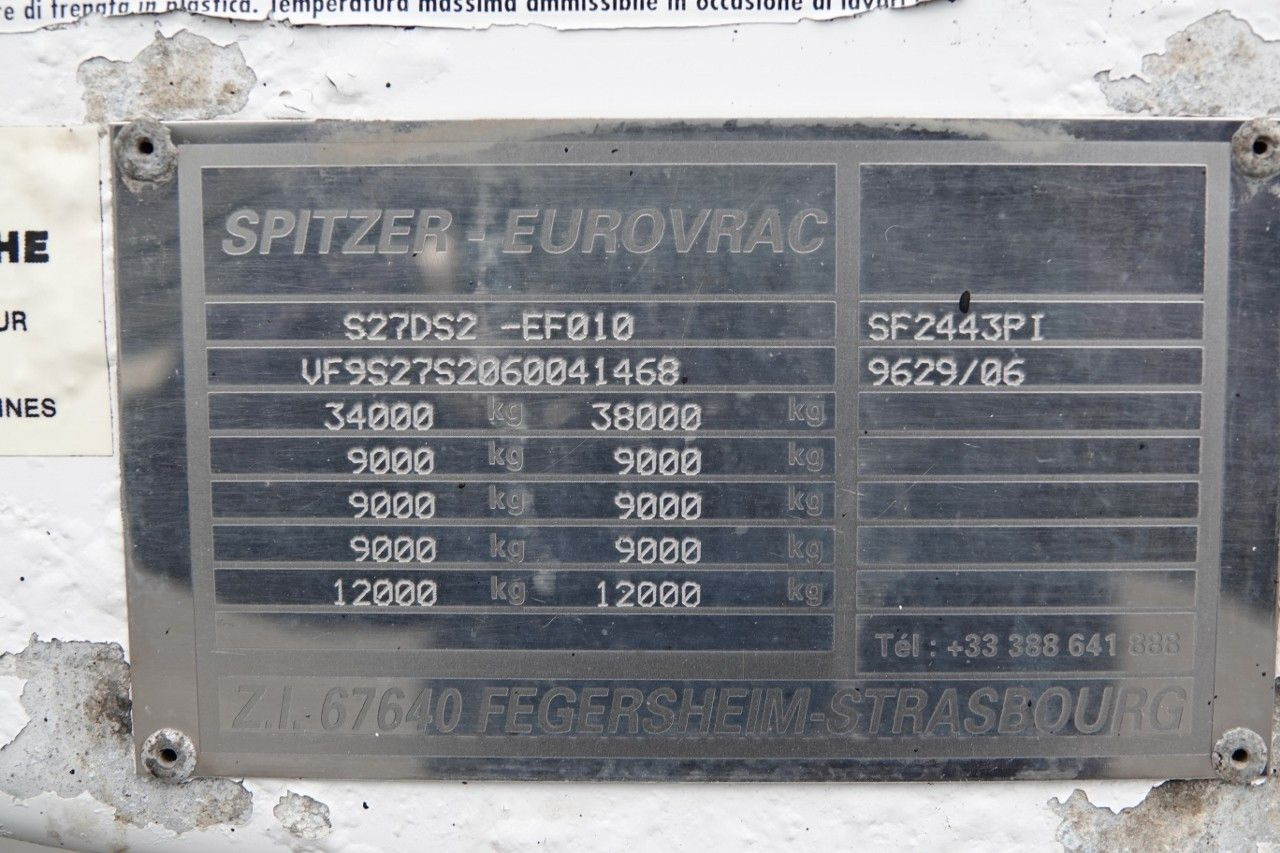 Semirremolque silo Spitzer CEMENTONACZEPA / 43 000 L / SILOS / 3 KOMORY / O: foto 18