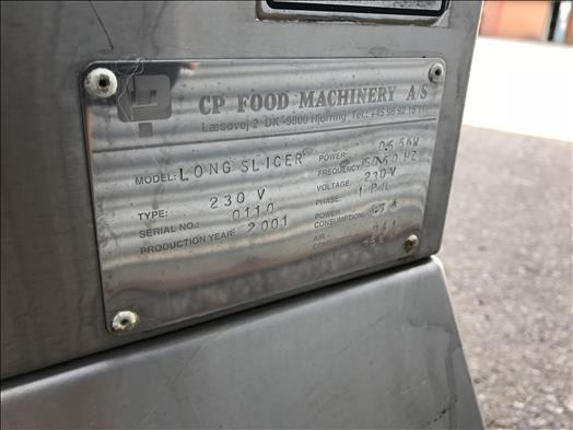 Maquinaria de alimentación CP Food machinery Long slicer fish slicer: foto 6