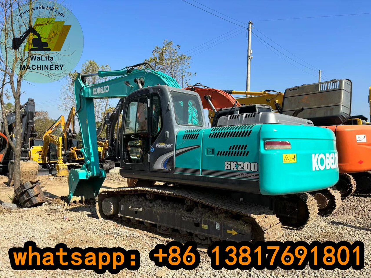 KOBELCO SK 200-8 - Excavadora de cadenas: foto 1 KOBELCO SK 200-8 - Excavadora de cadenas: foto 1