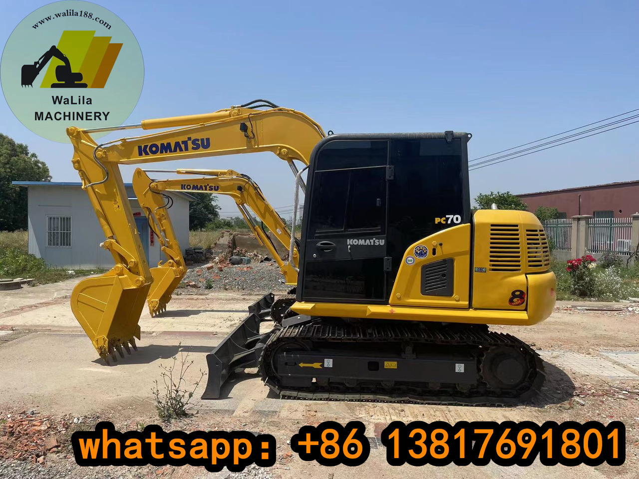 KOMATSU PC 70-8 - Miniexcavadora: foto 1 KOMATSU PC 70-8 - Miniexcavadora: foto 1