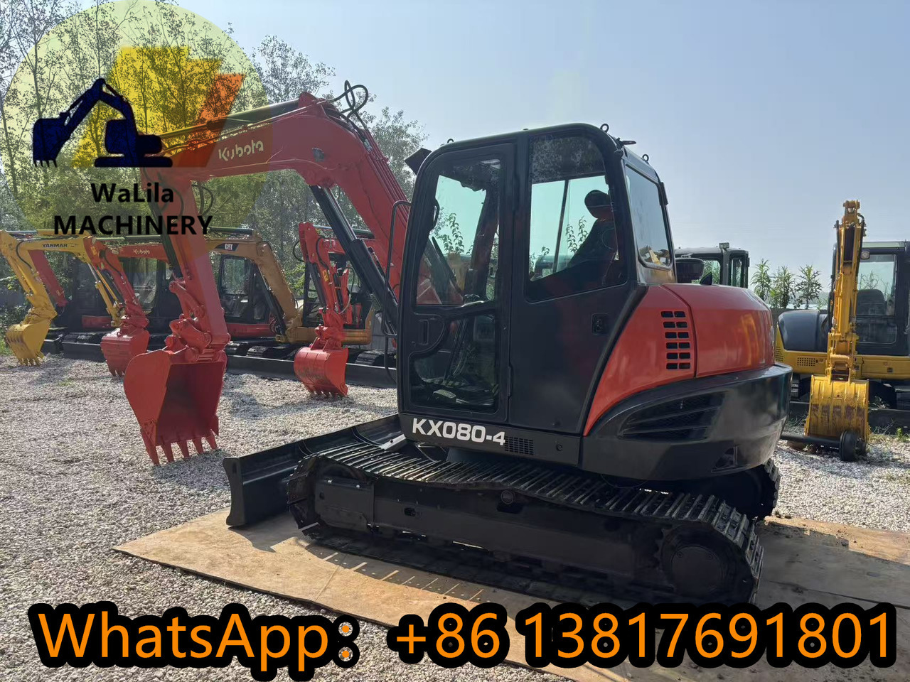 KUBOTA KX080 - Miniexcavadora: foto 1 KUBOTA KX080 - Miniexcavadora: foto 1