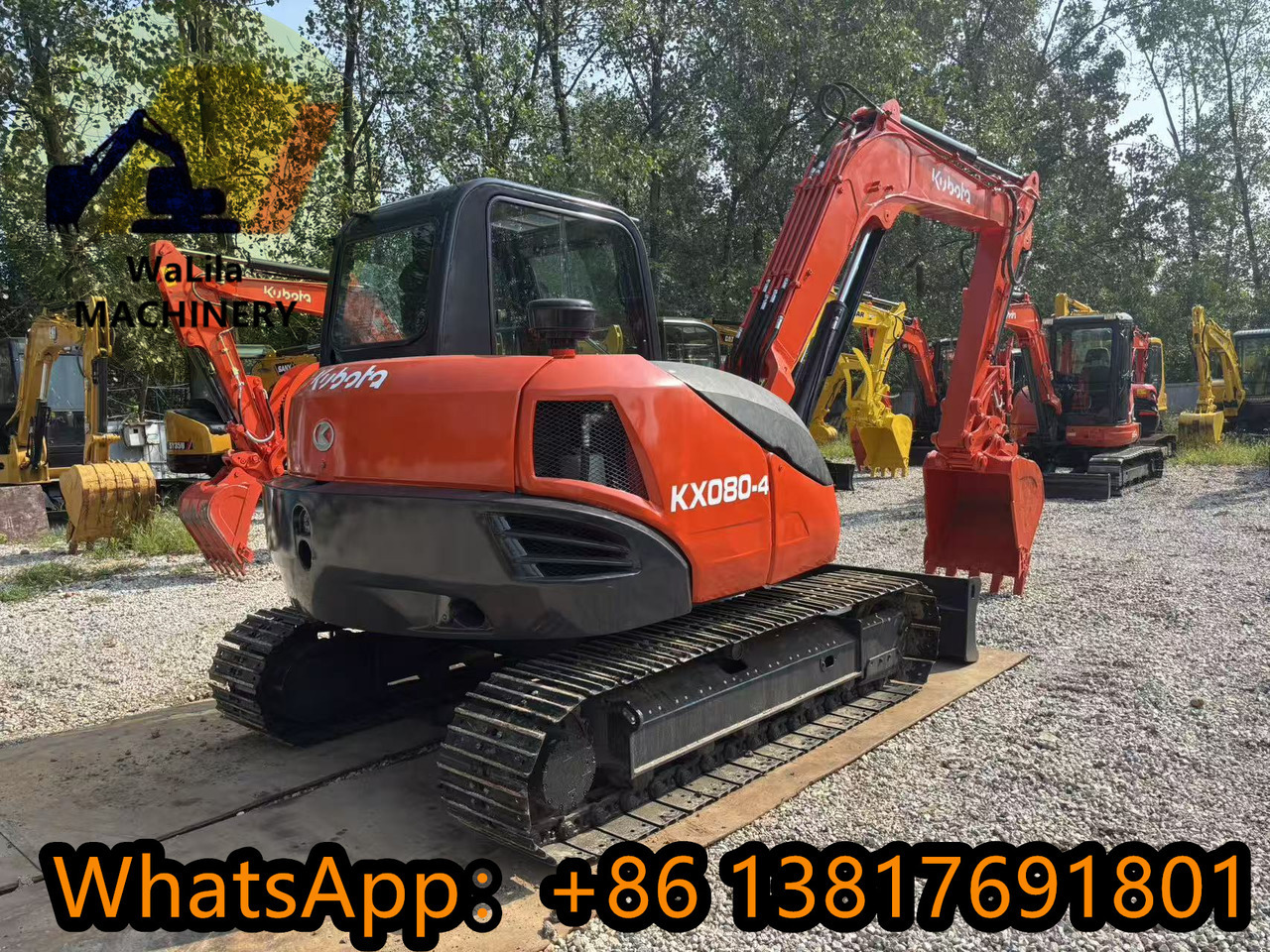 KUBOTA KX080 - Miniexcavadora: foto 4 KUBOTA KX080 - Miniexcavadora: foto 4