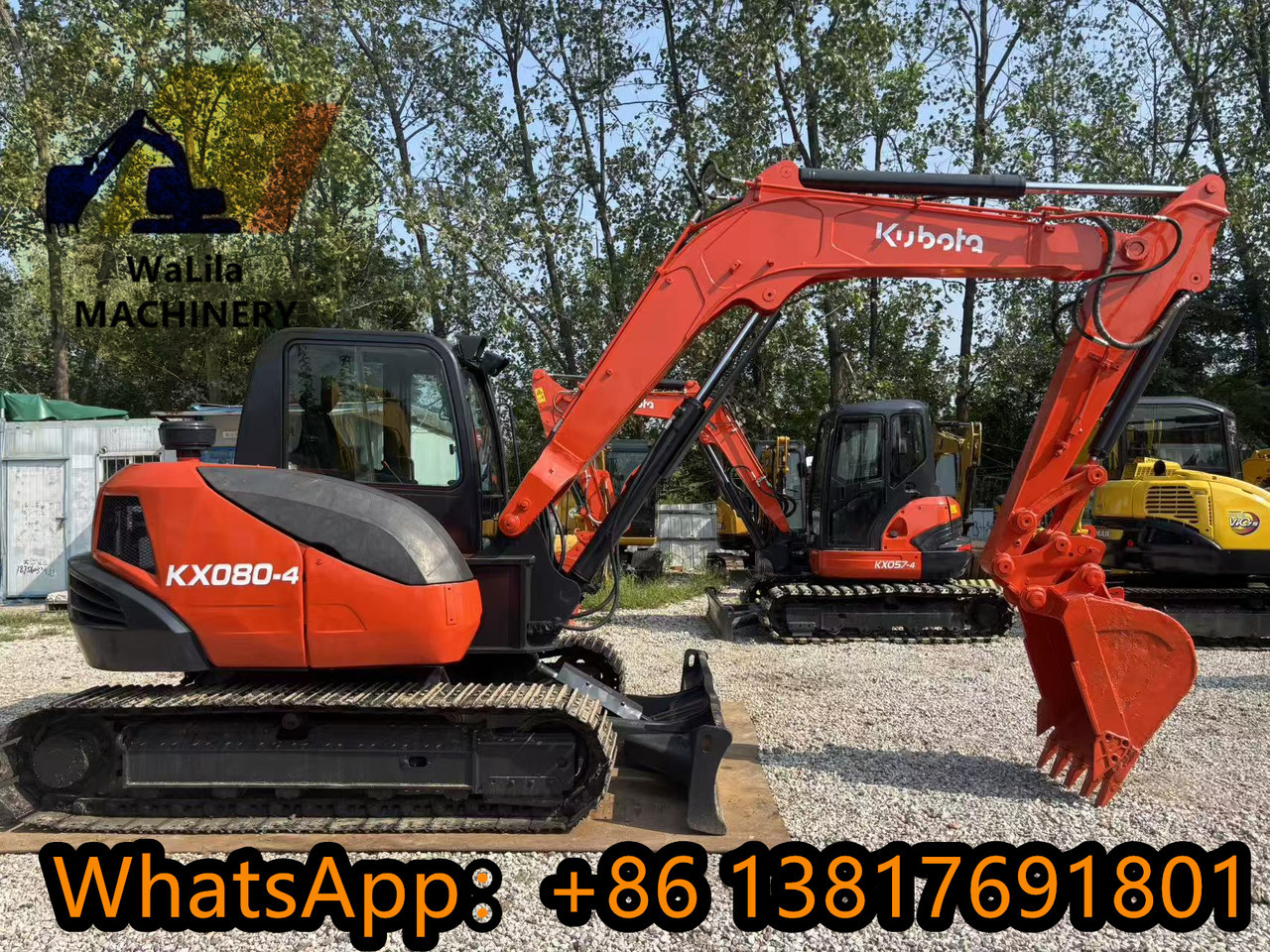 KUBOTA KX080 - Miniexcavadora: foto 5 KUBOTA KX080 - Miniexcavadora: foto 5