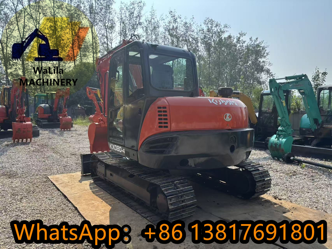 KUBOTA KX080 - Miniexcavadora: foto 3 KUBOTA KX080 - Miniexcavadora: foto 3