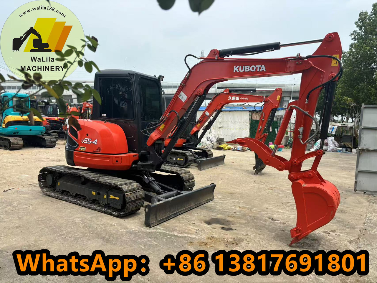 KUBOTA U55 - Miniexcavadora: foto 5 KUBOTA U55 - Miniexcavadora: foto 5