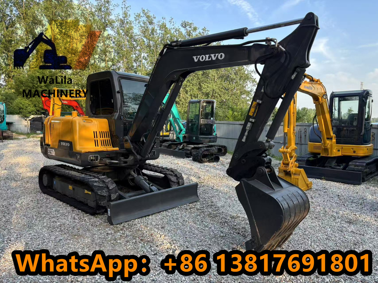 VOLVO EC55 Rubber track version - Miniexcavadora: foto 3 VOLVO EC55 Rubber track version - Miniexcavadora: foto 3