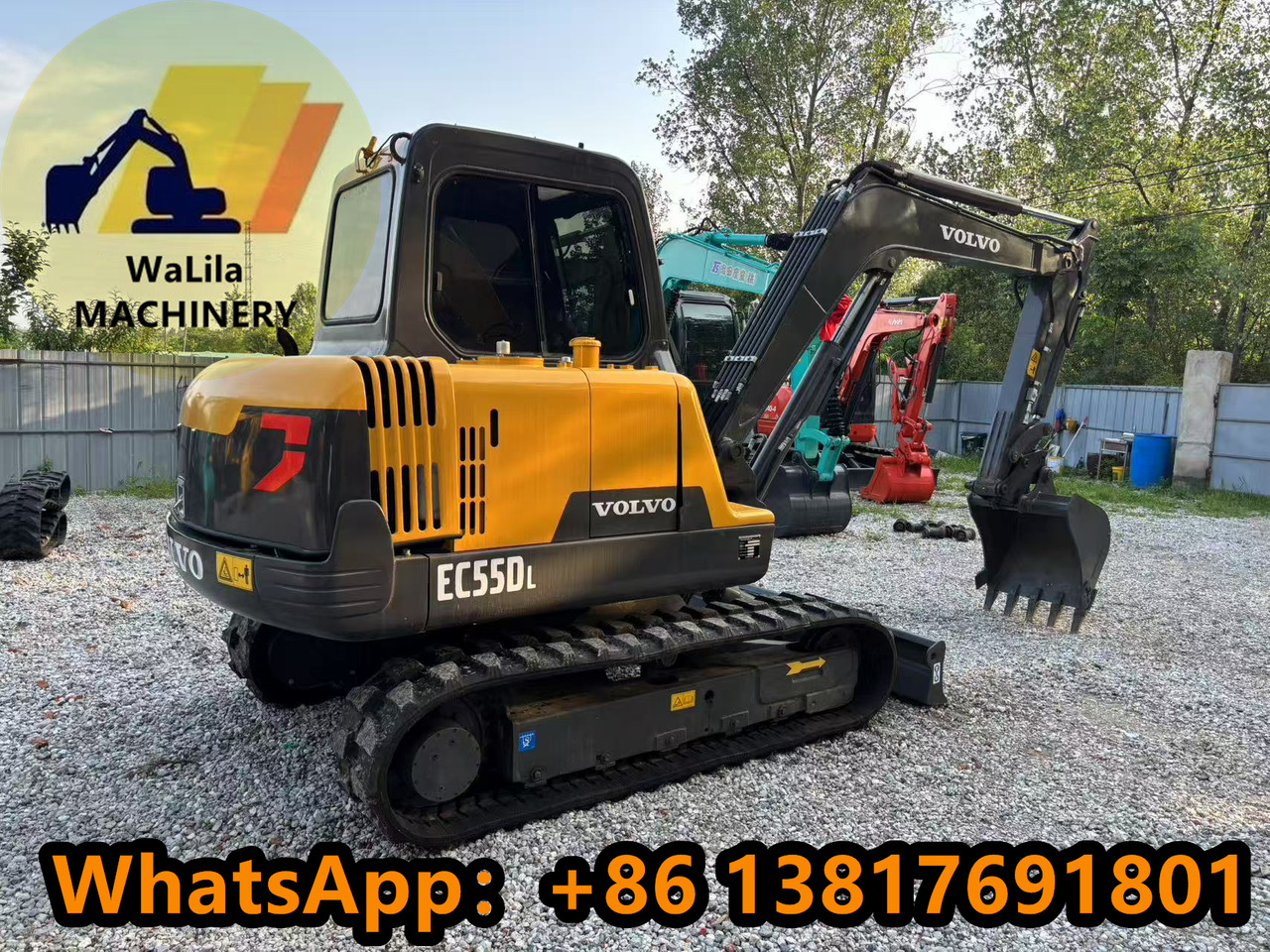 VOLVO EC55 Rubber track version - Miniexcavadora: foto 4 VOLVO EC55 Rubber track version - Miniexcavadora: foto 4