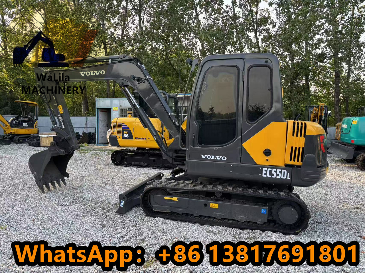 Volvo EC55D Rubber track - Miniexcavadora: foto 1 Volvo EC55D Rubber track - Miniexcavadora: foto 1