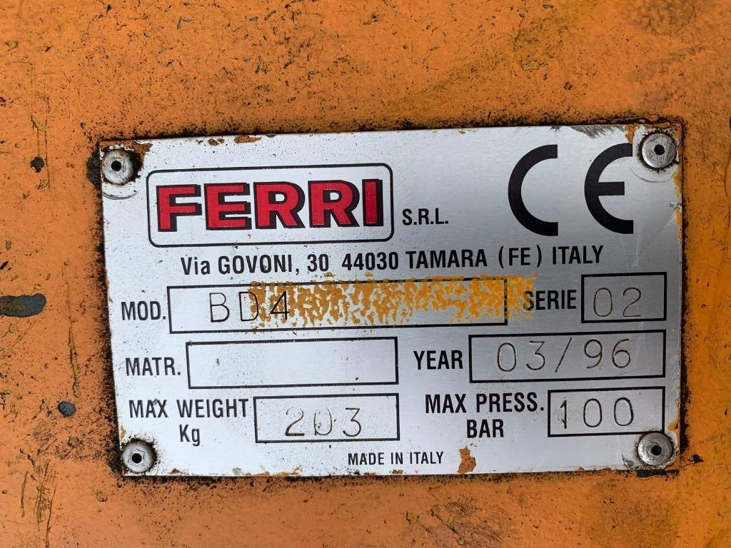 Ferri BD4 - Desbrozadora de brazo: foto 4 Ferri BD4 - Desbrozadora de brazo: foto 4