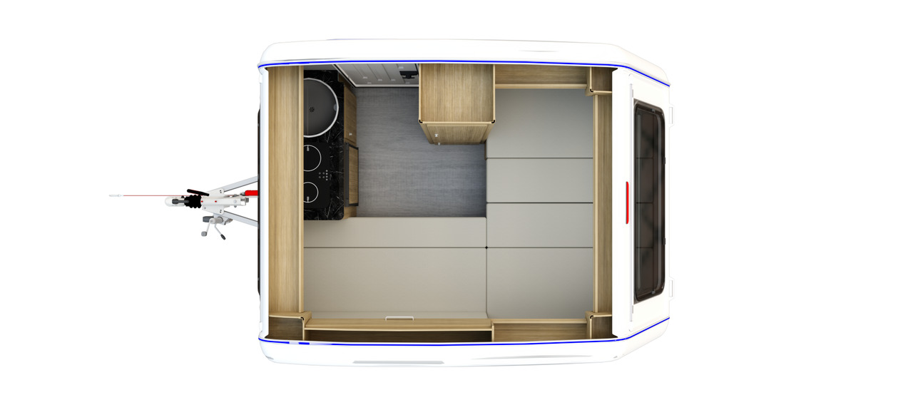 Niewiadów N126E kemping 2+1 3 osoby 750kg BEST PRICE - Caravana: foto 3 Niewiadów N126E kemping 2+1 3 osoby 750kg BEST PRICE - Caravana: foto 3