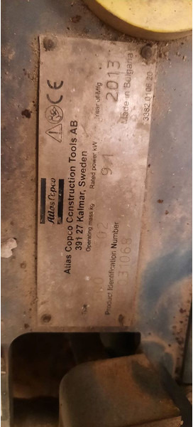 Atlas-Copco Rüttelplatte LJ500 - Plancha reversible: foto 2 Atlas-Copco Rüttelplatte LJ500 - Plancha reversible: foto 2