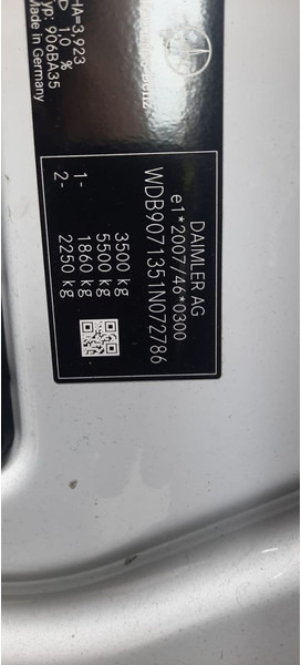 Furgoneta, Camión chasis Mercedes-Benz Sprinter III Pritsche RWD/AWD 311/314/316 CDI RW: foto 8 Furgoneta, Camión chasis Mercedes-Benz Sprinter III Pritsche RWD/AWD 311/314/316 CDI RW: foto 8