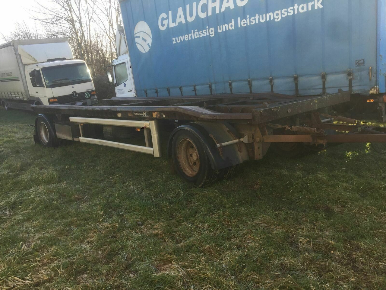 Hüffermann HAR18.70L - Remolque multilift/ Portacontenedores de cadenas: foto 1 Hüffermann HAR18.70L - Remolque multilift/ Portacontenedores de cadenas: foto 1
