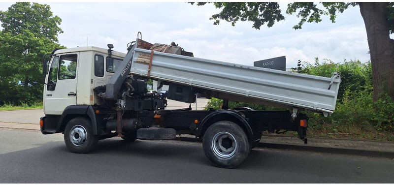 MAN 10.163 Kipper mit Kran+Greifer - Camión volquete: foto 2 MAN 10.163 Kipper mit Kran+Greifer - Camión volquete: foto 2