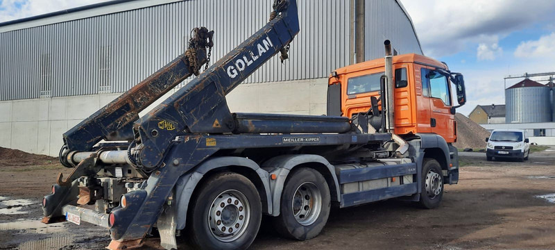 MAN TG-S 28.400 BL 6x2 Absetzkipper - Camión portacontenedor de cadenas: foto 4 MAN TG-S 28.400 BL 6x2 Absetzkipper - Camión portacontenedor de cadenas: foto 4