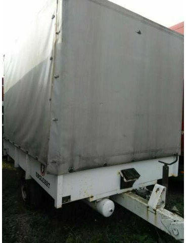 MEUSBURGER Moessbauer Hänger mit Flaschenzug /Kran/Ladehilf - Remolque con toldo: foto 4 MEUSBURGER Moessbauer Hänger mit Flaschenzug /Kran/Ladehilf - Remolque con toldo: foto 4