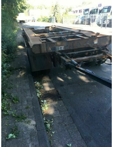 Meiller K18 ZL5,0 Deutsches Fahrzeug - Remolque portacontenedore/ Intercambiable: foto 4 Meiller K18 ZL5,0 Deutsches Fahrzeug - Remolque portacontenedore/ Intercambiable: foto 4