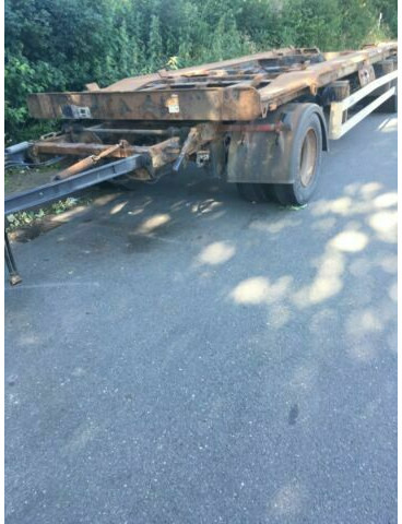 Meiller K18 ZL5,0 Deutsches Fahrzeug - Remolque portacontenedore/ Intercambiable: foto 3 Meiller K18 ZL5,0 Deutsches Fahrzeug - Remolque portacontenedore/ Intercambiable: foto 3