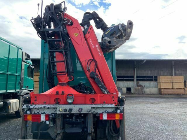 Mercedes-Benz 1844K 4x2 Kipper mit Kran Blattgefedert - Camión volquete, Camión grúa: foto 3 Mercedes-Benz 1844K 4x2 Kipper mit Kran Blattgefedert - Camión volquete, Camión grúa: foto 3