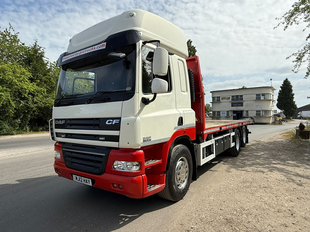 2012 DAF CF 85.510 10 Tyre Rear Lift Flatbed - Camión caja abierta: foto 1 2012 DAF CF 85.510 10 Tyre Rear Lift Flatbed - Camión caja abierta: foto 1