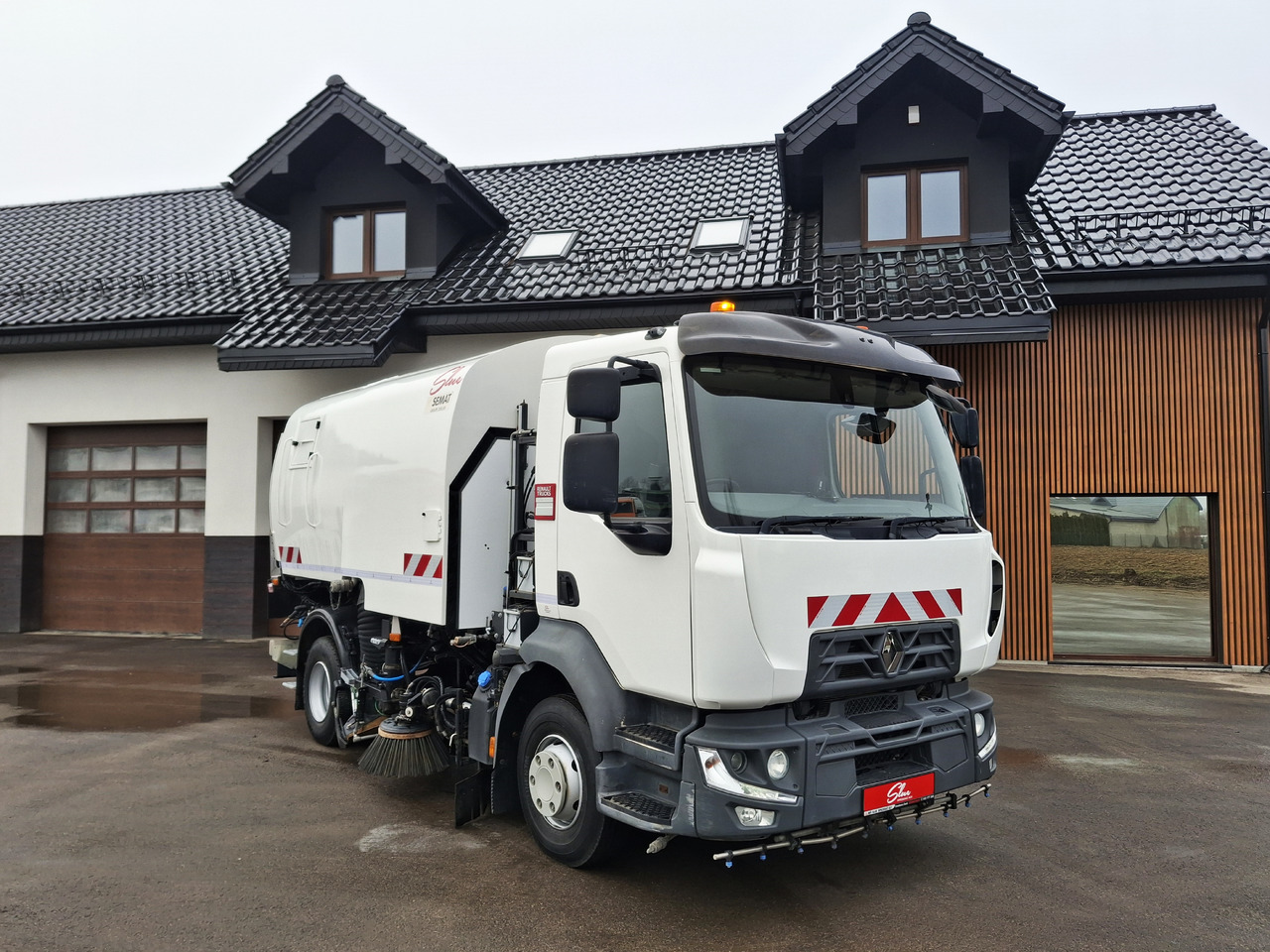 RENAULT D12 Zamiatarka Kehrmaschine SEMAT Zoeller Faun Karcher Euro 6 PM10 L/R 2017r - Barredora vial: foto 1 RENAULT D12 Zamiatarka Kehrmaschine SEMAT Zoeller Faun Karcher Euro 6 PM10 L/R 2017r - Barredora vial: foto 1