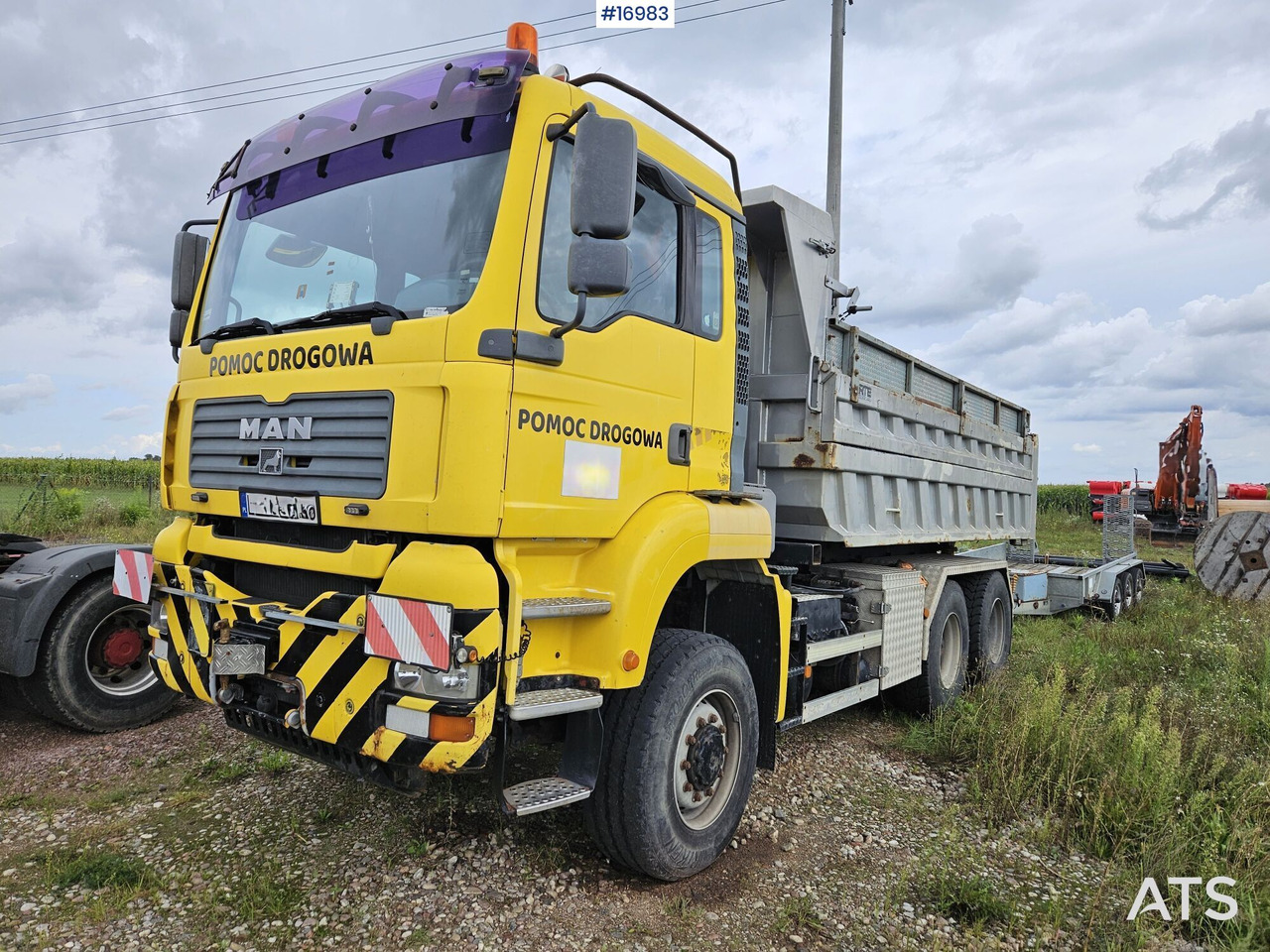 2004 MAN MAN 6x6 variable tipper body - Camión volquete: foto 1 2004 MAN MAN 6x6 variable tipper body - Camión volquete: foto 1