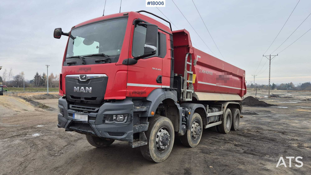 Four-axle tipper MAN TGS 41.470 8x6 (2021) - Camión volquete: foto 1 Four-axle tipper MAN TGS 41.470 8x6 (2021) - Camión volquete: foto 1