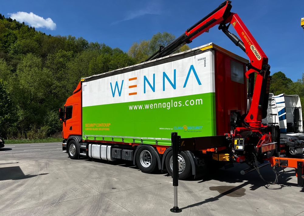 Scania G420 // Tandem // HDS Palfinger 18002 EH // Przyczepa // Oś skrętna podnoszona // Video !!! - Camión lona, Camión grúa: foto 5 Scania G420 // Tandem // HDS Palfinger 18002 EH // Przyczepa // Oś skrętna podnoszona // Video !!! - Camión lona, Camión grúa: foto 5