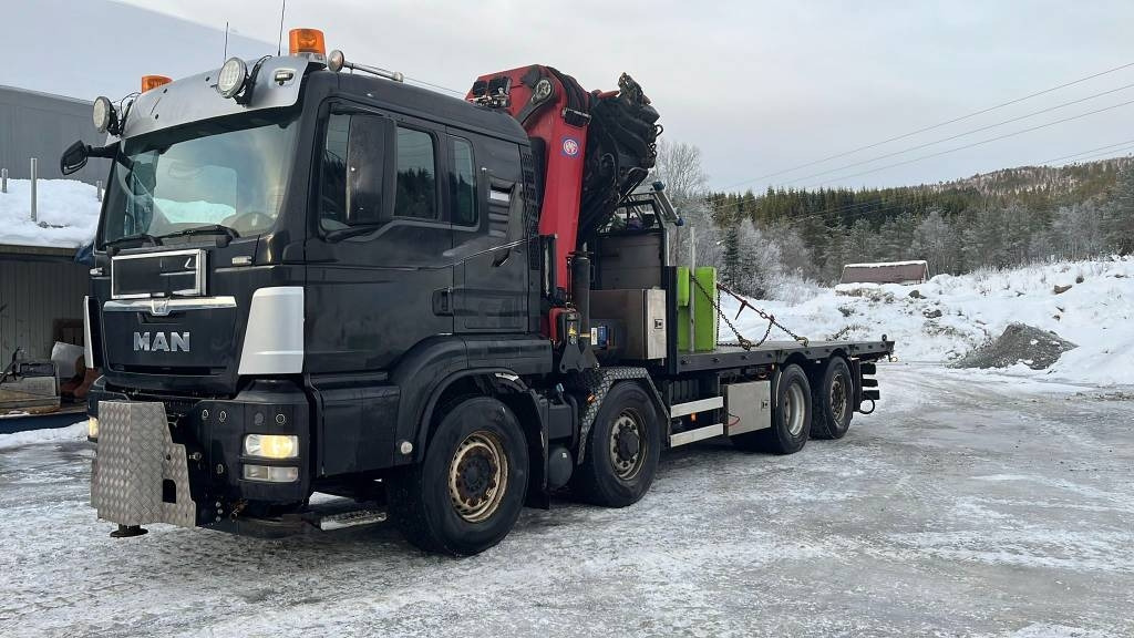 MAN TGS 35.480 60 tm HMF hydrodrive winch - Camión grúa: foto 1 MAN TGS 35.480 60 tm HMF hydrodrive winch - Camión grúa: foto 1