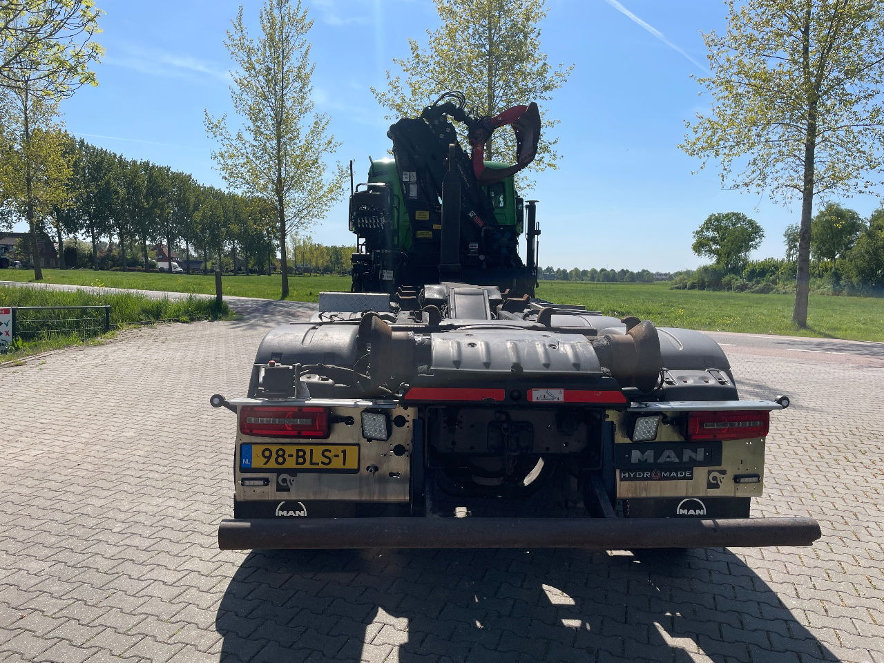 MAN TGS 35.420 met hiab 19tm Z kraan en 26t haakarm, bouwjaar 2018 - Camión portacontenedore/ Intercambiable, Camión grúa: foto 3 MAN TGS 35.420 met hiab 19tm Z kraan en 26t haakarm, bouwjaar 2018 - Camión portacontenedore/ Intercambiable, Camión grúa: foto 3