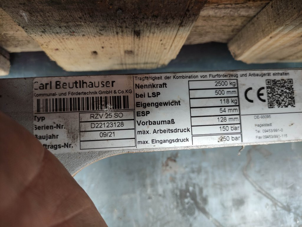 Durwen RZV25SO - Horquillas para Equipo de manutención: foto 5 Durwen RZV25SO - Horquillas para Equipo de manutención: foto 5