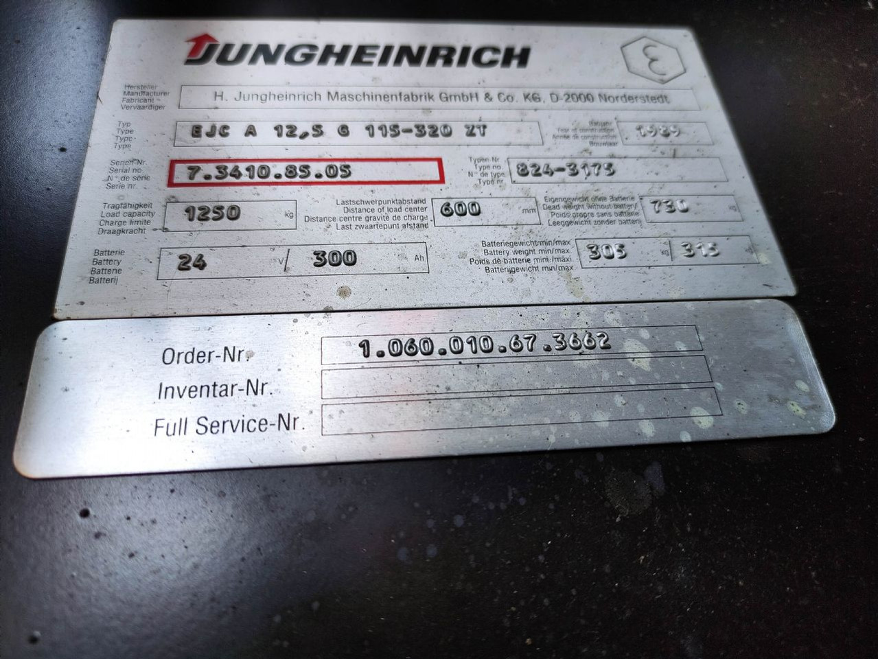 Jungheinrich EJC A12.5 G - Apilador: foto 5 Jungheinrich EJC A12.5 G - Apilador: foto 5