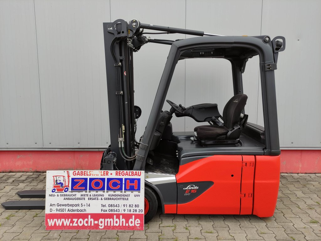 Linde E16-02-386 - Carretilla elevadora eléctrica: foto 1 Linde E16-02-386 - Carretilla elevadora eléctrica: foto 1