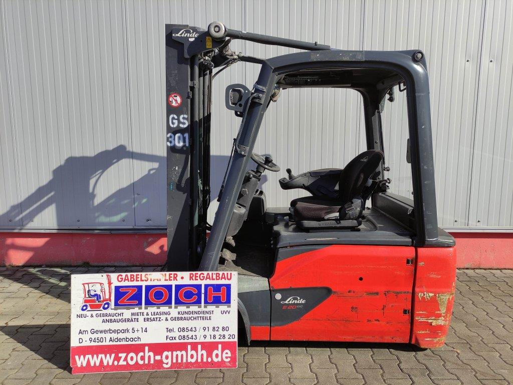 Linde E20L-02-386 - Carretilla elevadora eléctrica: foto 1 Linde E20L-02-386 - Carretilla elevadora eléctrica: foto 1