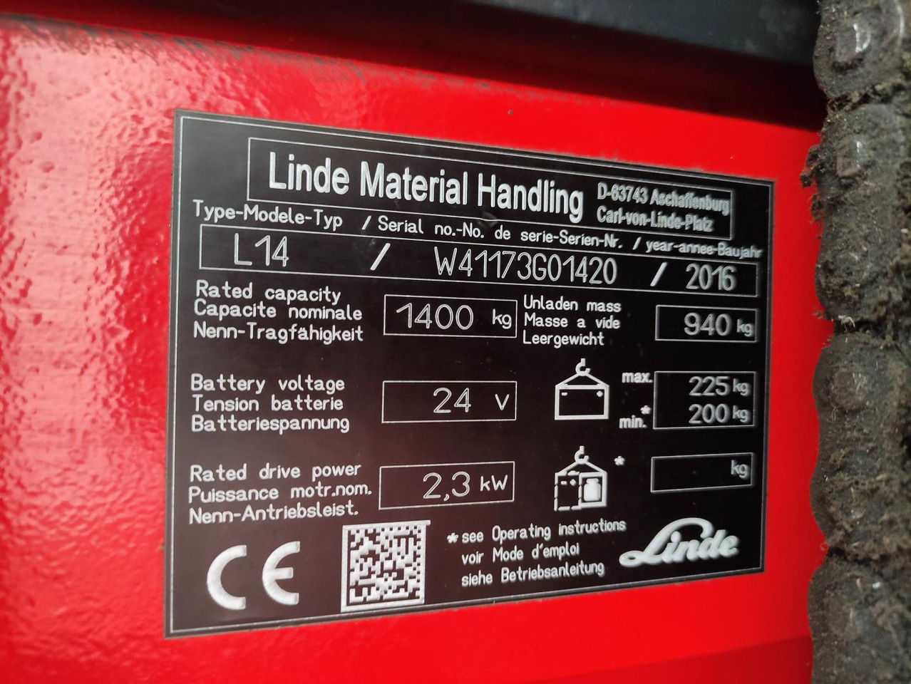 Linde L14i-1173 (M) - Apilador: foto 5 Linde L14i-1173 (M) - Apilador: foto 5