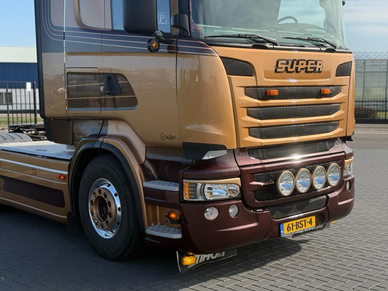 Scania R730 V8 V8, SHOWTRUCK VOLLUCHT, RETARDER, HYDRAULIEK, BOOGIE, ALU WIELEN, LEER. - Cabeza tractora: foto 3 Scania R730 V8 V8, SHOWTRUCK VOLLUCHT, RETARDER, HYDRAULIEK, BOOGIE, ALU WIELEN, LEER. - Cabeza tractora: foto 3