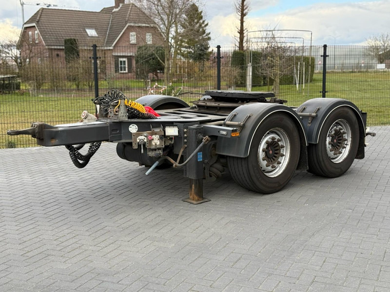 Semirremolque portacontenedore/ Intercambiable Pacton DXX.218 DOLLY, LZV, LIFT AXLE, 2017, DRAAIKRANS.: foto 1