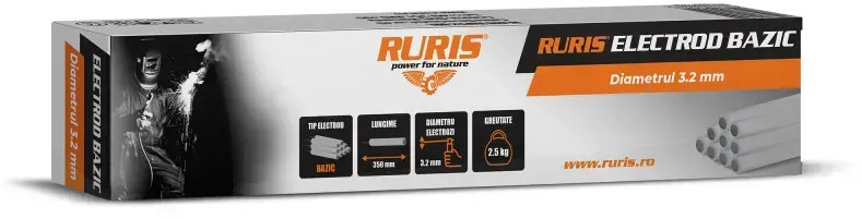 Elektrody podstawowe RURIS 3,2-350mm 2,5kg - Equipo de soldadura: foto 1 Elektrody podstawowe RURIS 3,2-350mm 2,5kg - Equipo de soldadura: foto 1