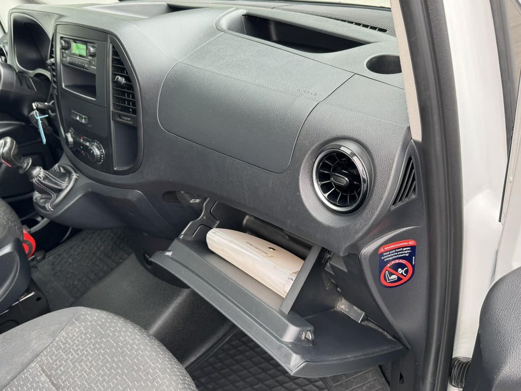 Furgoneta combi Mercedes-Benz Vito-110 Dubbele Cabine Facelift Comfort Leder stuurwiel Airco Radio+media: foto 15