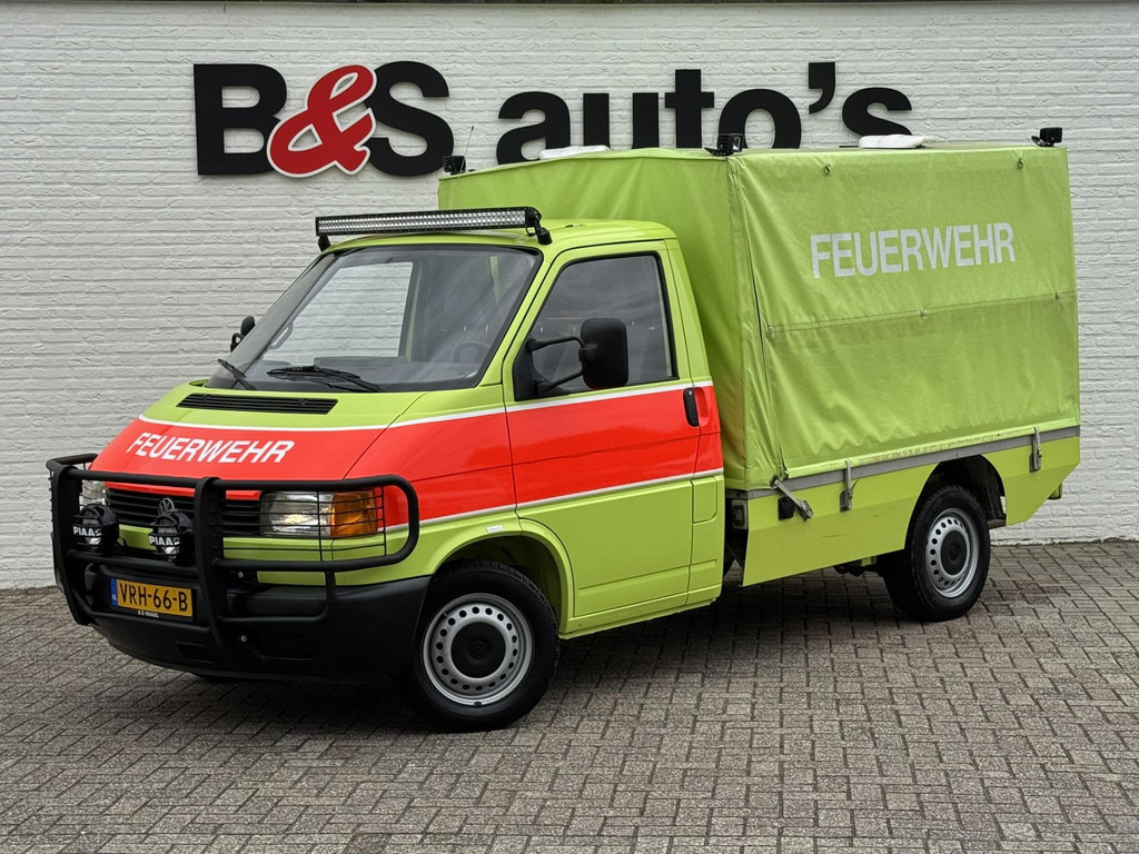 Volkswagen Transporter-2.5 5-cilinder benzine 4x4 syncro ex Zwitserse brandweer Trekhaak Verstralers Laadruimte ventilatie - Furgoneta con lona: foto 1 Volkswagen Transporter-2.5 5-cilinder benzine 4x4 syncro ex Zwitserse brandweer Trekhaak Verstralers Laadruimte ventilatie - Furgoneta con lona: foto 1